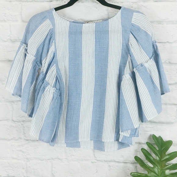 American Eagle Outfitters Boho Striped Top Small - Picture 2 of 7